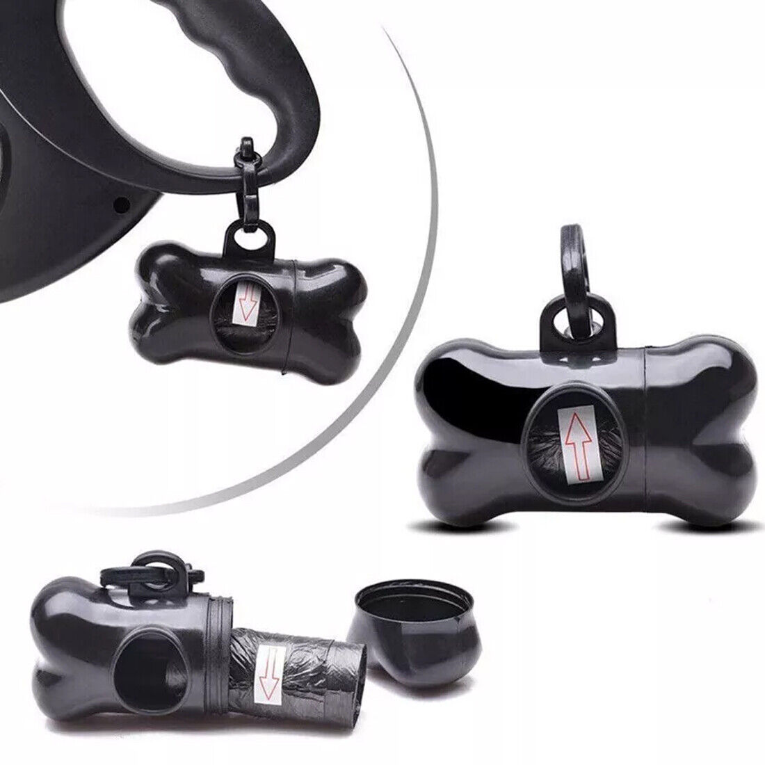 1100x Dog Poo Bags Biodegradable Pet Cat Dog Poop Waste Bags With Dispenser UK NEW