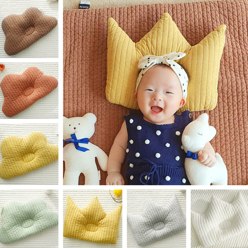 Title 1, Infant Cotton Breathable Shaping Pillow Anti-de...