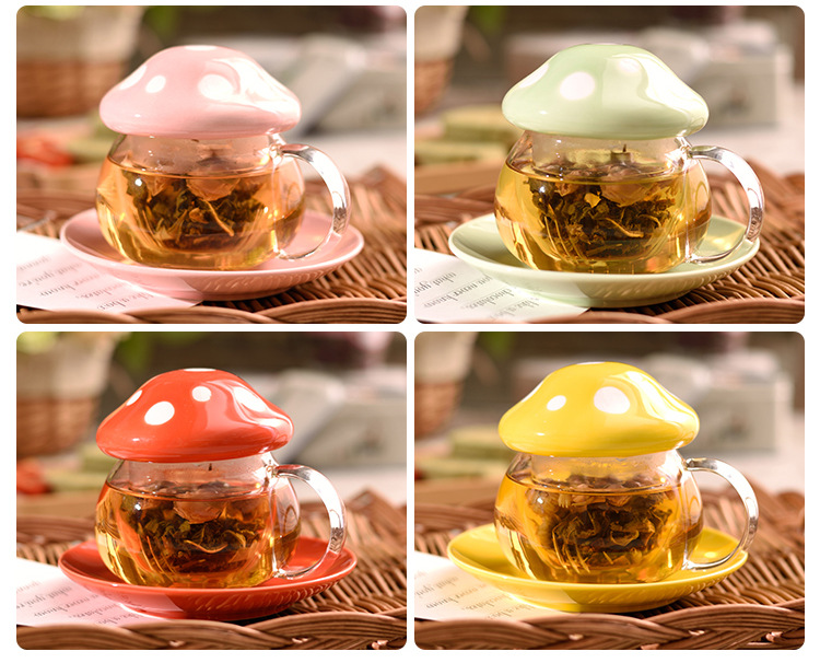 Tasse champignon – coloris jaune
