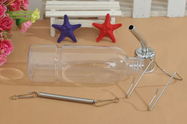 Water Feeder Bottle Hanging For Pet Small Animal Drinking Pet Accessories Transparent - Shop at LoveMi