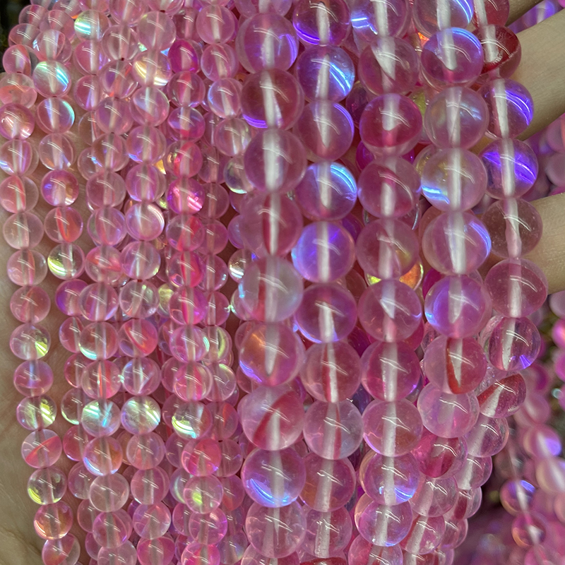 6-12mm Frosted Crystal Ball Bracelet Material