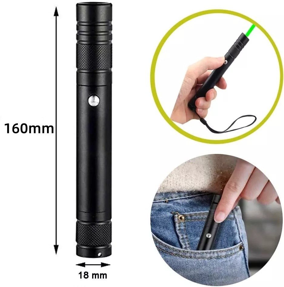 Strong Beam Green Laser Pointer Pen 533nm Lazer Torch Rechargeable — image 4