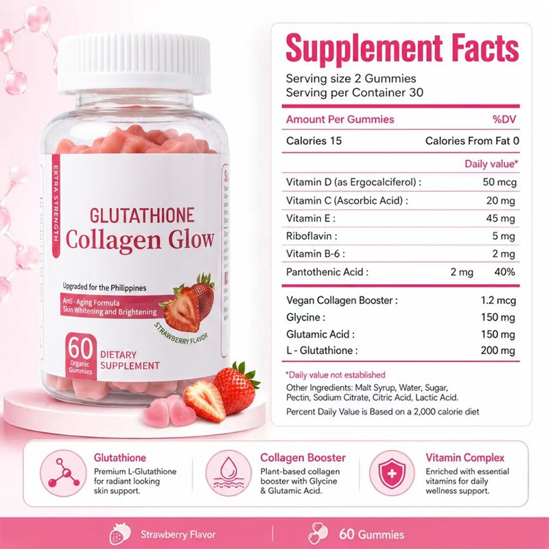 Jeleuri de colagen cu glutation
