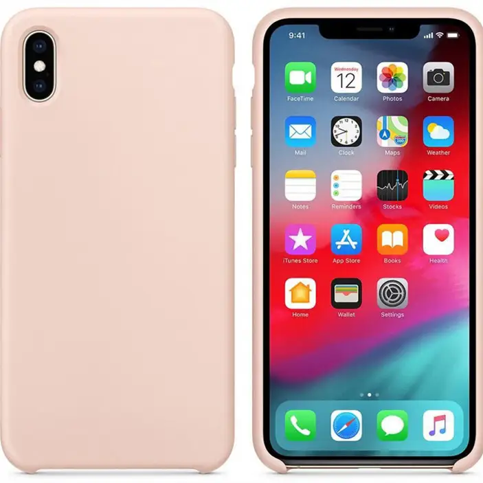 Solid Color Liquid Silicone Phone Case Protector