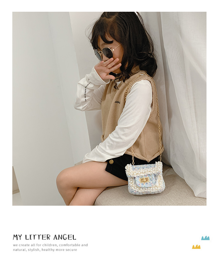 Title 3, Childrens Diamond Lattice Chain Crossbody Bag,...