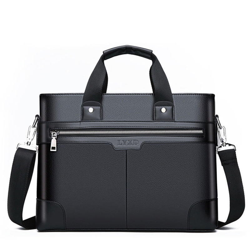 Men's Official Document Men's Single Shoulder Messenger Bag Black - Shop at LoveMi