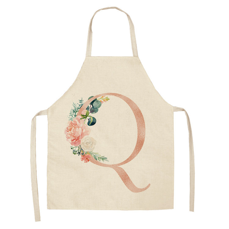 Title 1, Letter series cotton and linen apron