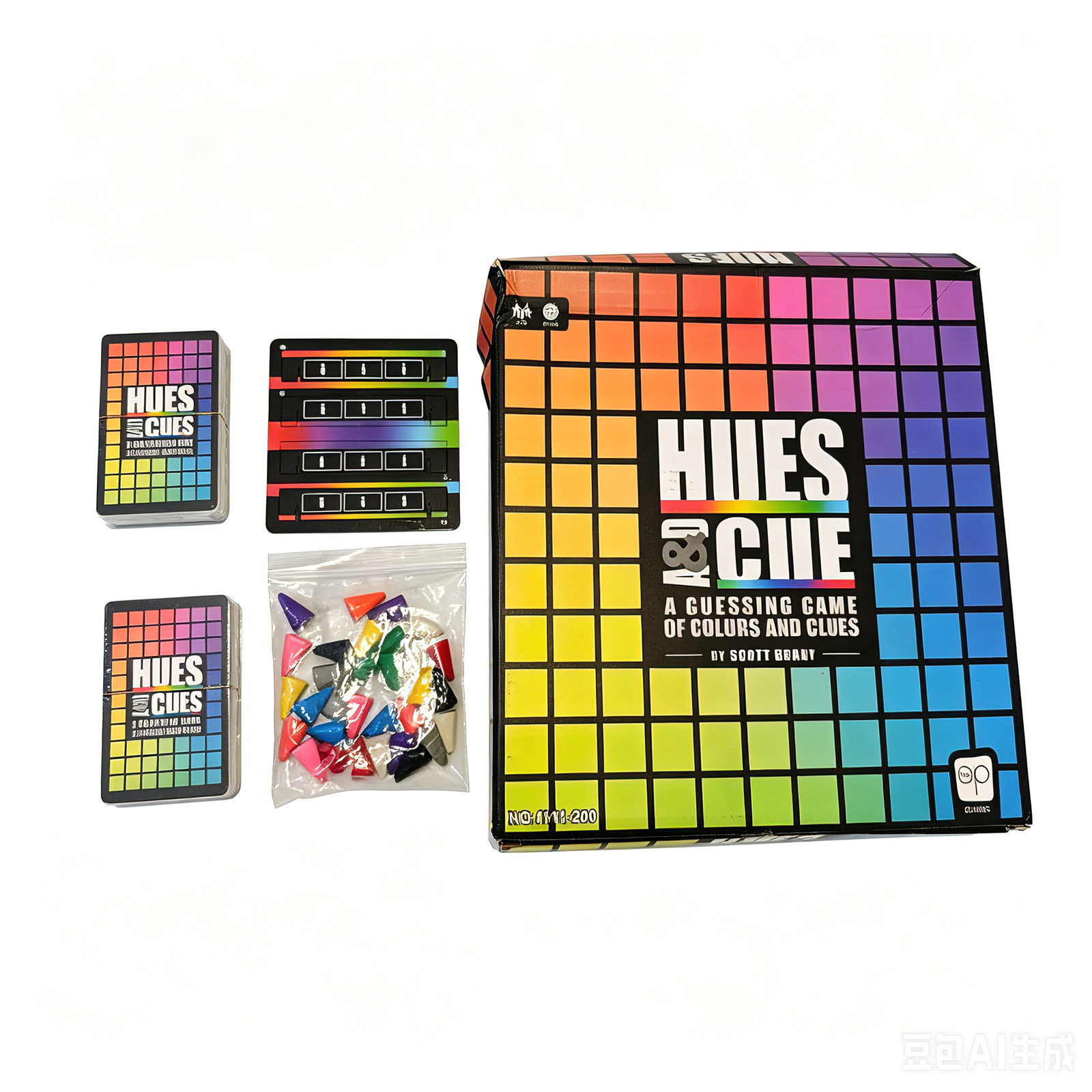 Hues And Cue Board Games Game Of Color&Clue For 3-10