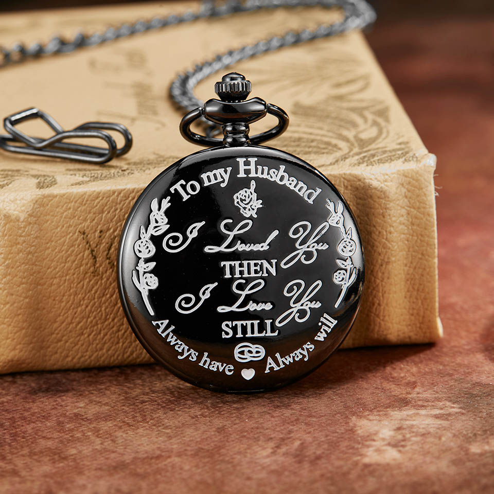 Title 2, Carved Retro Quartz Pocket Watch