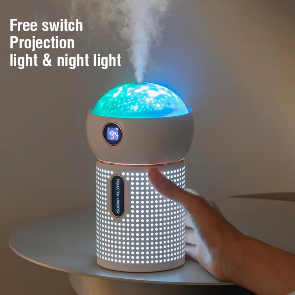 Title 4, New Projection Night Light Air Humidifier Aroma...