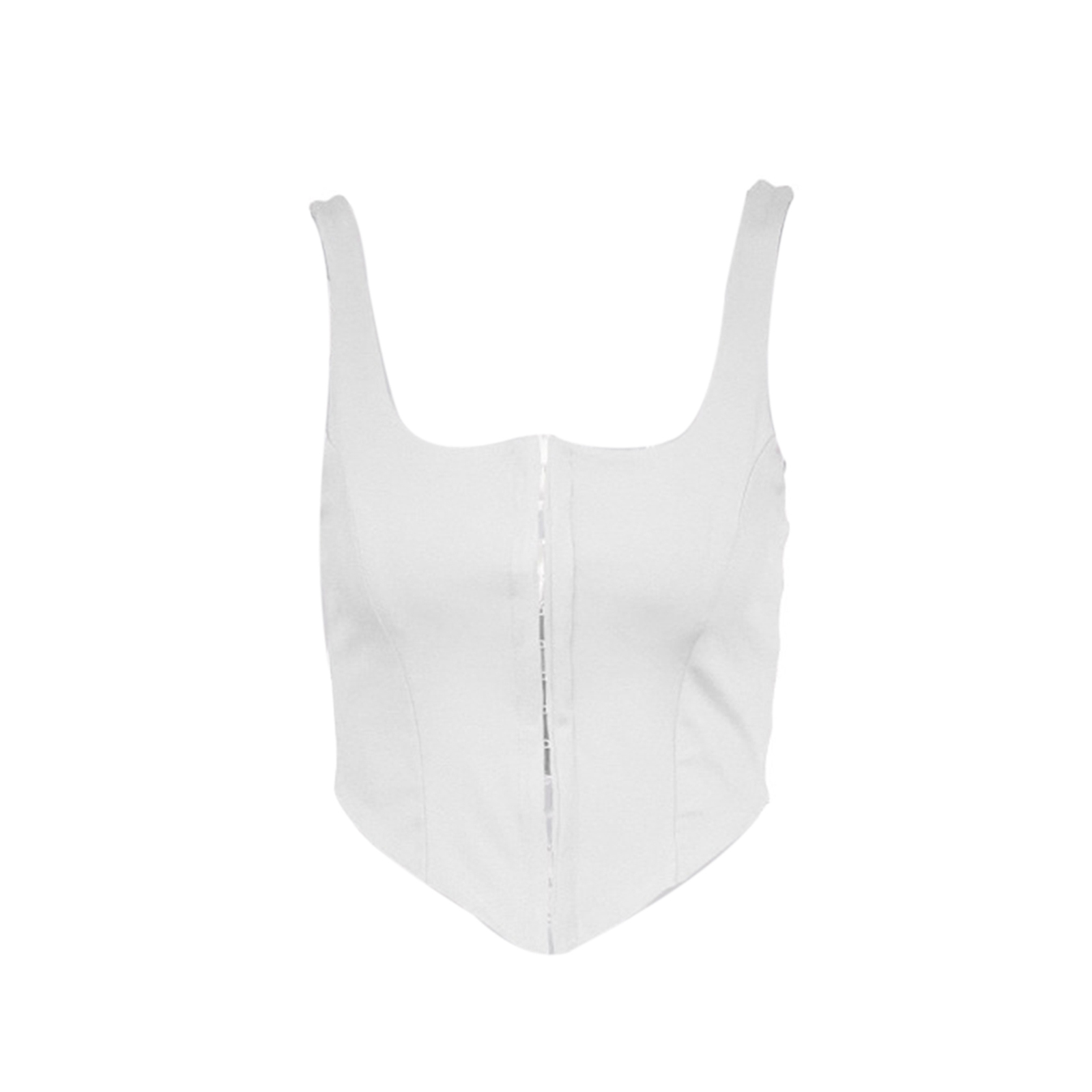 Ladies Sleeveless Square Neck Cardigan