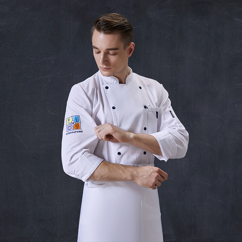 Hotel Cooking School Chef Work Clothes Long Sleeved Shirt