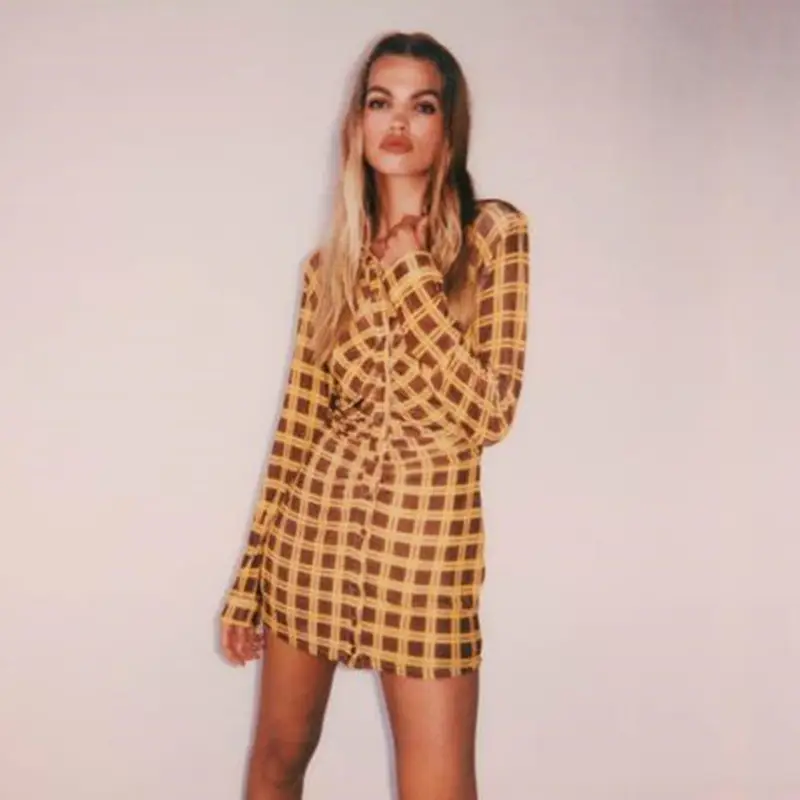 Explosive Women's Sexy Printed Pleated Cardigan Long-sleeved Shirt Skirt