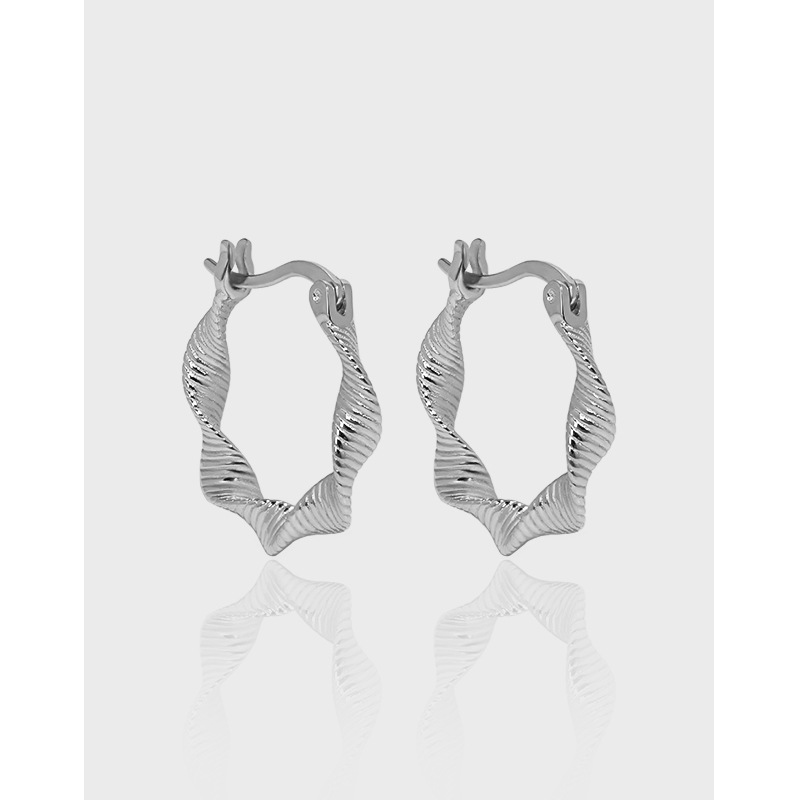 Title 4, Orecchini da donna in argento sterling S925 tes...