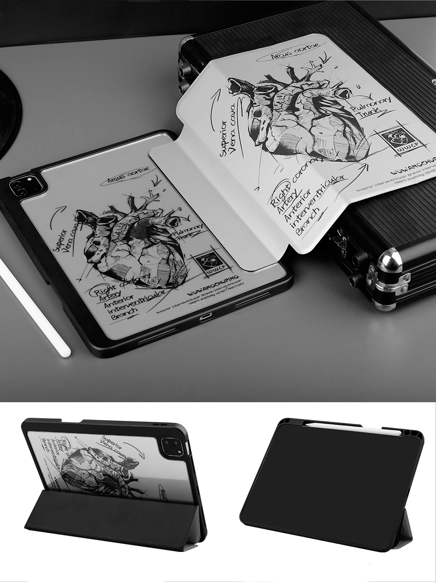 Illustrated Tablet Case (Heart-12.9inches)