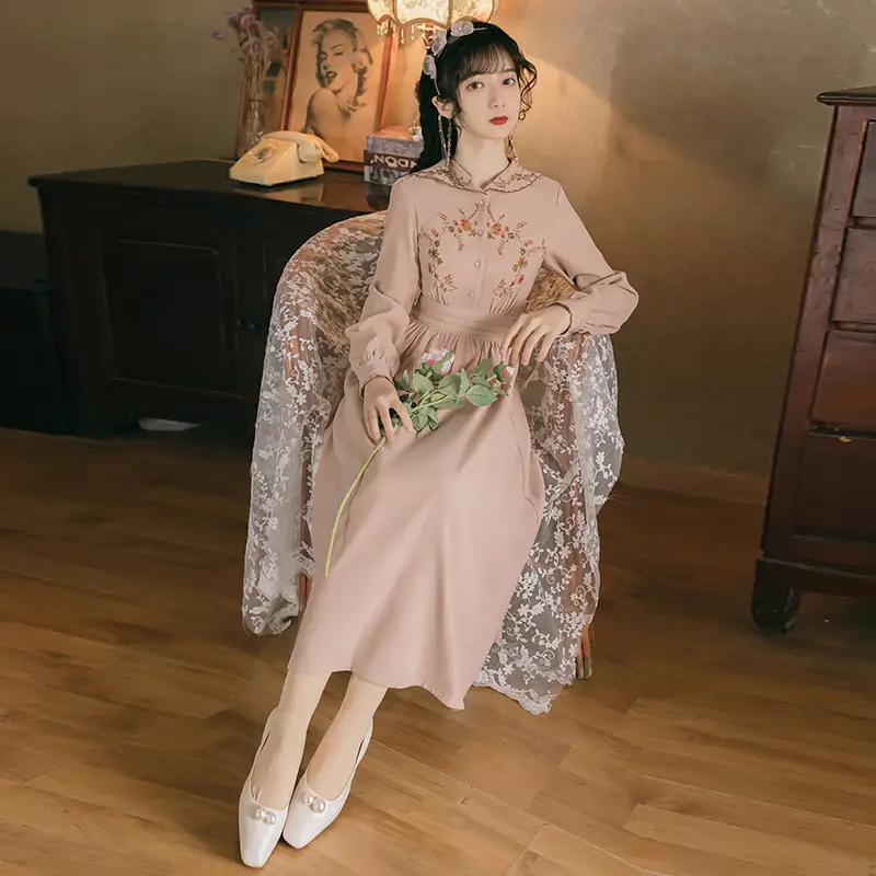 Waist Waist Was Thin And Gentle Temperament Dress