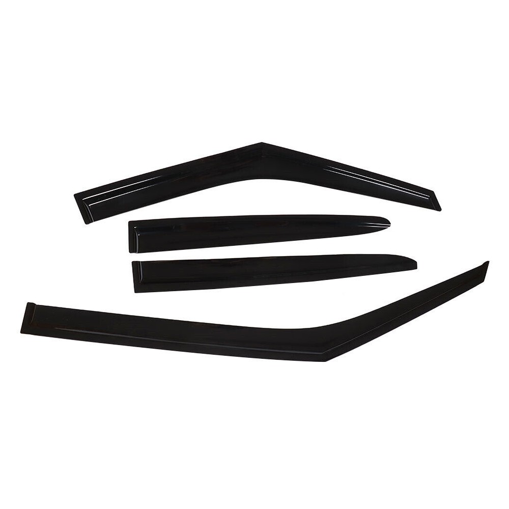 Window Visors Smoke Sun Rain Vent Guards Shade — foto 5