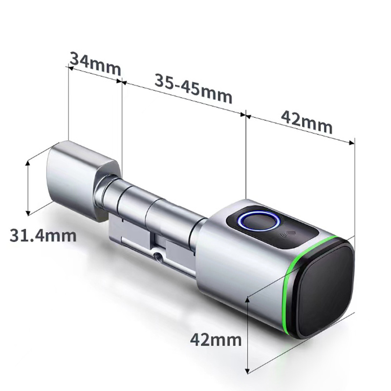 Title 5, Graffiti Smart Lock Cylinder Can Be Lengthened ...