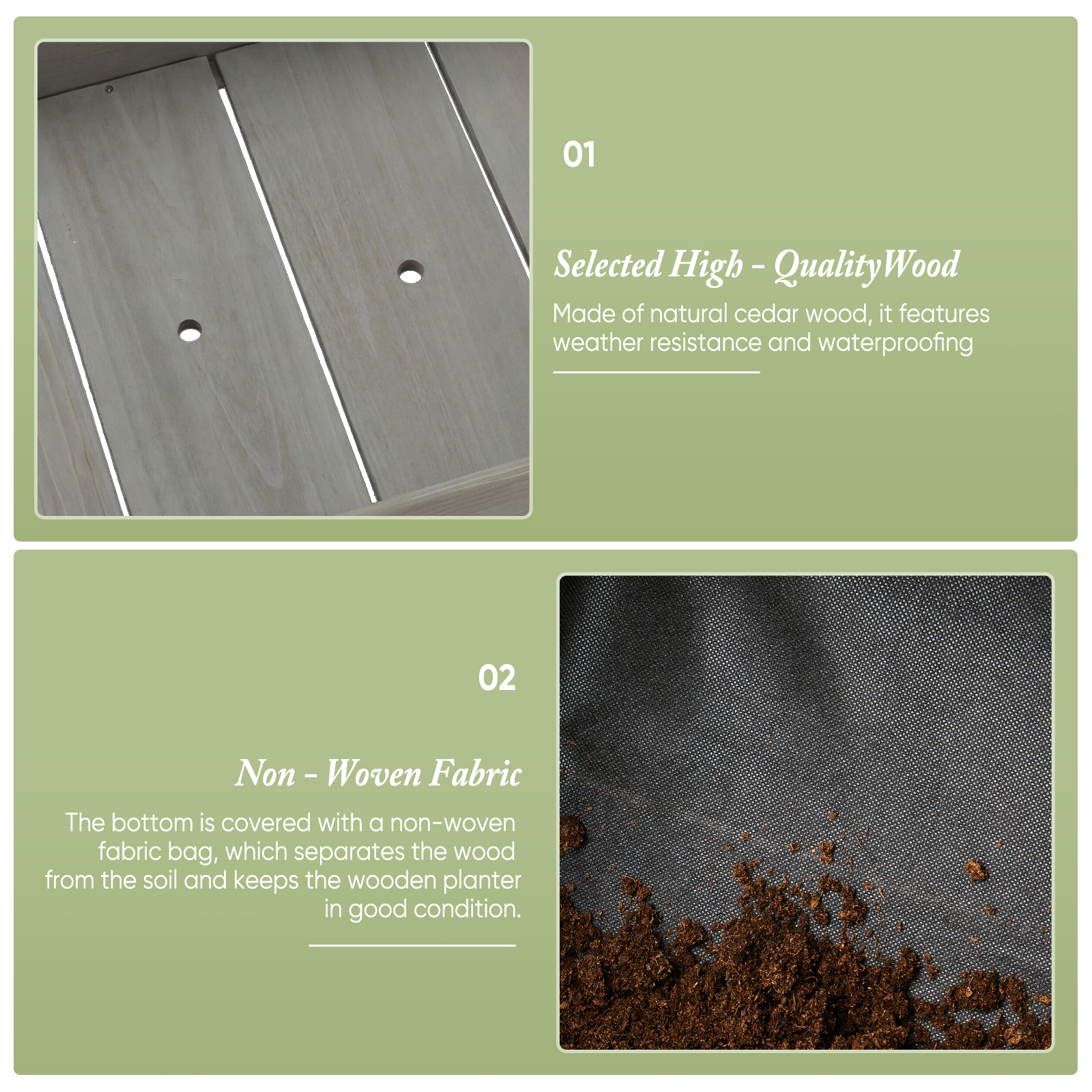 A Legged Elevated Flower Pot, An Outdoor Planting Box With Padding, Used For Growing Herbs, Flowers And Vegetables