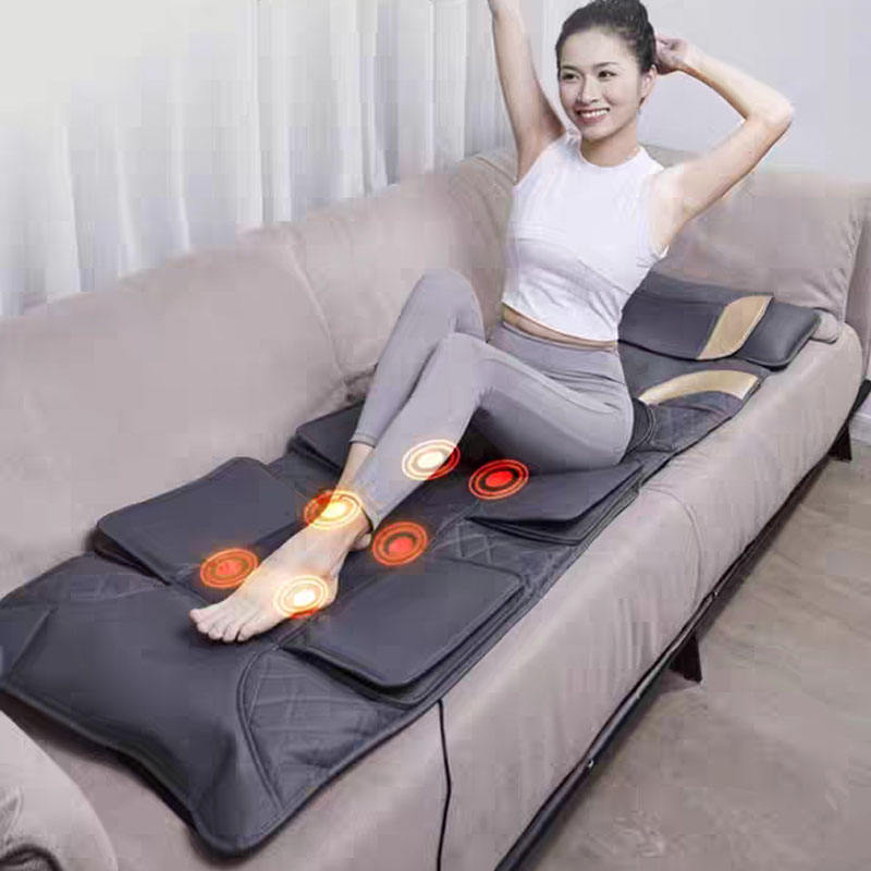 Relaxing Stretch Waist Massage Mattress Manual Control Back Massage Cushion Heating Airbag Stretching Heating Body