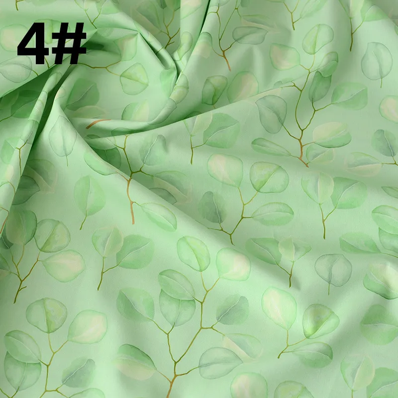 Soft Thin Skirt Plant Flower Pastoral Fabric Cotton - 4 Style