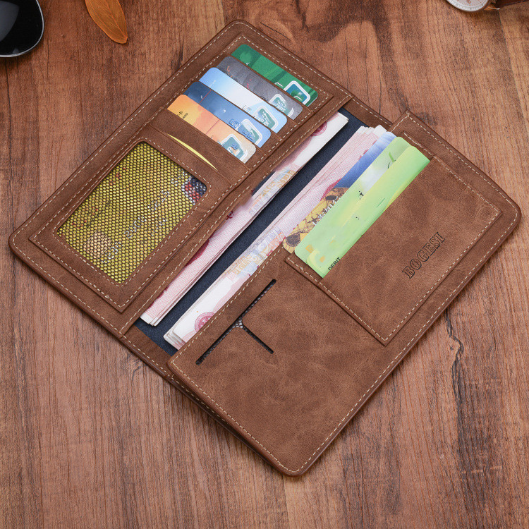 Men's Thin Wallet Long Card Holder