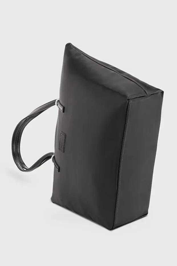 Black Shopper Tote Bag For Women