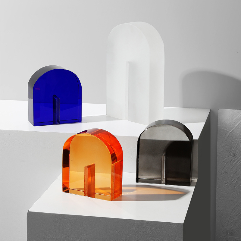 Crystal Geometric Bookends, picture 3 of 6