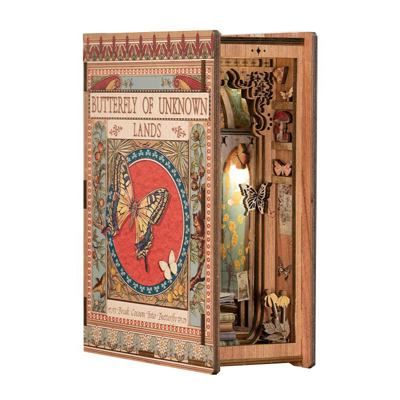 Handmade DIY Bookstand Assembled Miniature Model Ideas - Picture 8 of 20