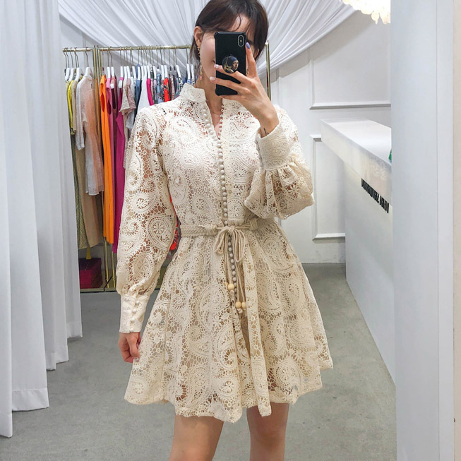 Women's Lace Slim Fit Designer Dress