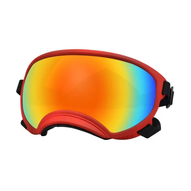 Fashionable Ski Sunglasses For Large And Medium sized Pet Dogs Red Box And Red Film - Shop at LoveMi