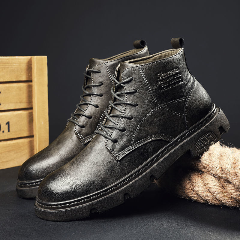 Title 2, Mens Tooling British Style Retro Boots, durabl...