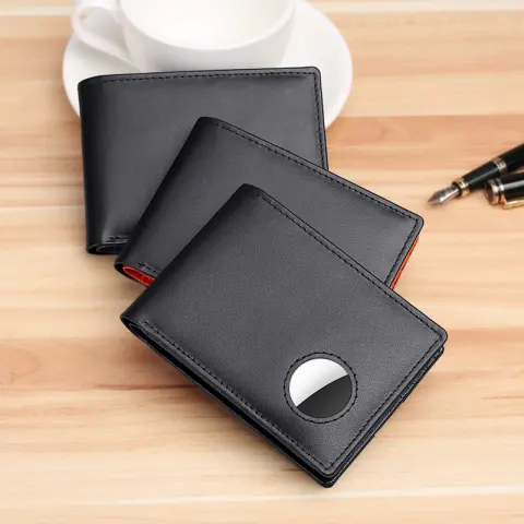 Men's Leather Tracker Wallet