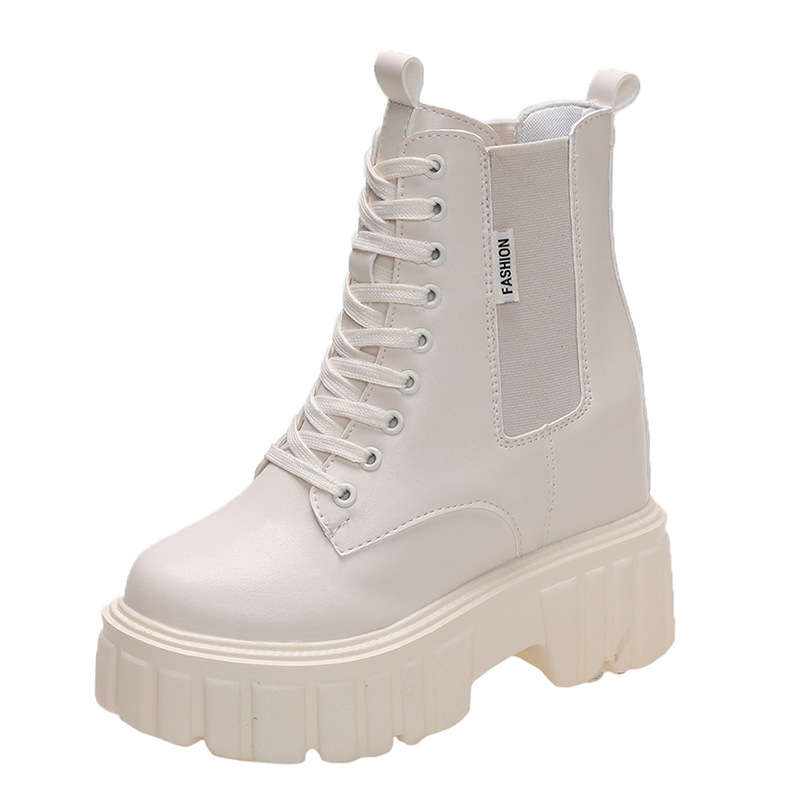 Platform Martin Lace Up Biker Boots