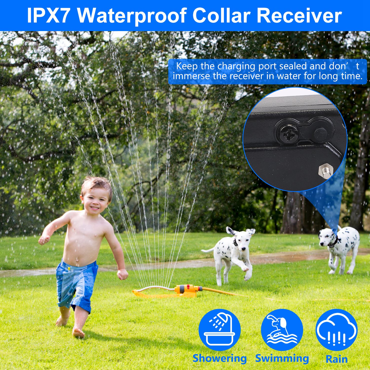 1Set Wireless Electric Dog Fence Pet Shock Boundary Containment System Electric Training Collar For Small Medium Large Dogs — foto 12