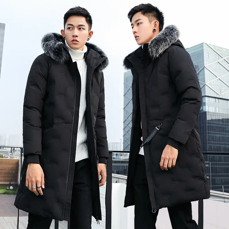 Cotton Clothes Solid Color Slim Trend Thickening