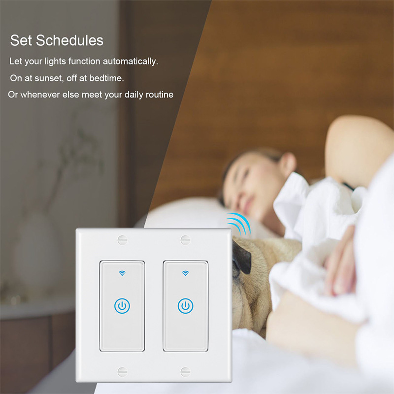 Title 2, Smart Wifi Switch US Standard 1-way Touch Duplex