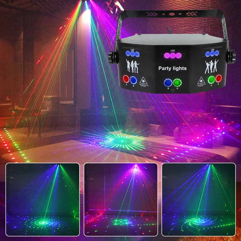 Multicolored Lights KTV Atmosphere Rotating Voice