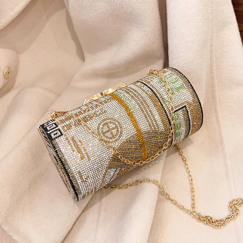 The New Trendy Korean Fashion Cylinder Bag Net Red Wild Chain One-shoulder Oblique