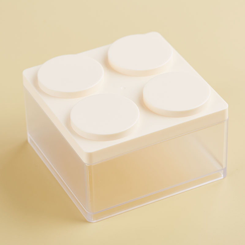 Translucent Free Combination Building Blocks Storage Box Cosmetics Jewelry Sundries Can Be Stacked