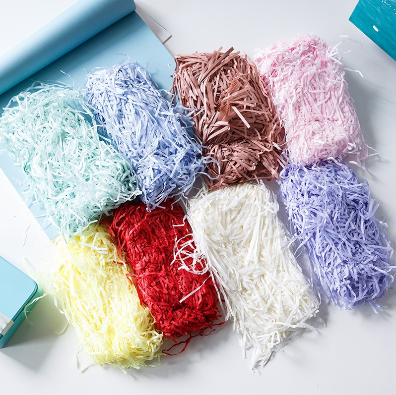 Gift Box Stuffing Raffia Shredded Paper Silk Made Colorful Chicken Coop Paper