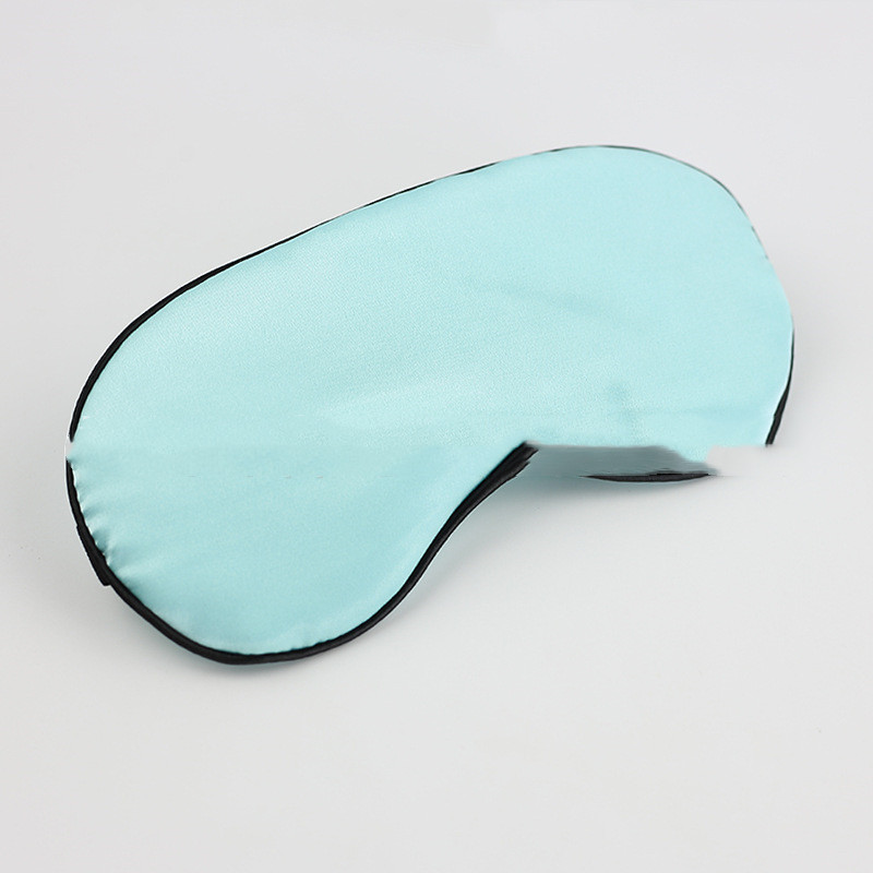 Safety Goggles Pure Silk Sleep Eye Mask Padded Shade Cover Travel Relax Aid Blindfold New Wathet - Shop at LoveMi