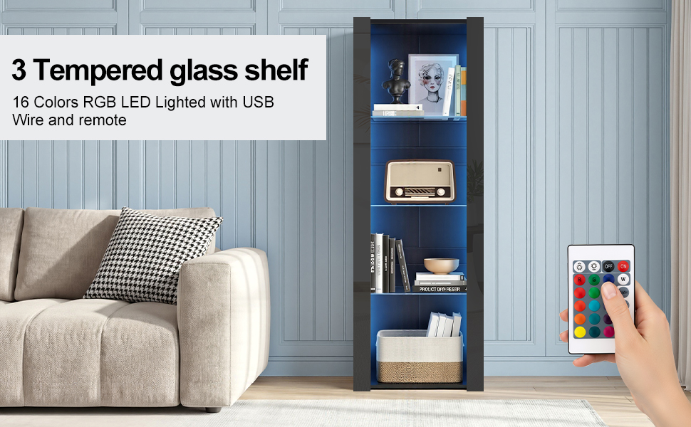 Modern Living Room Cupboard,Display Unit Cabinet Sideboard Free Standing