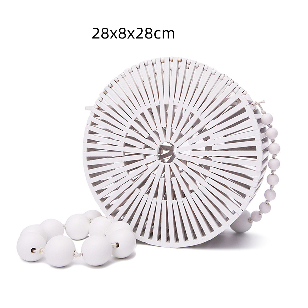 Bamboo woven bag White - Shop at LoveMi