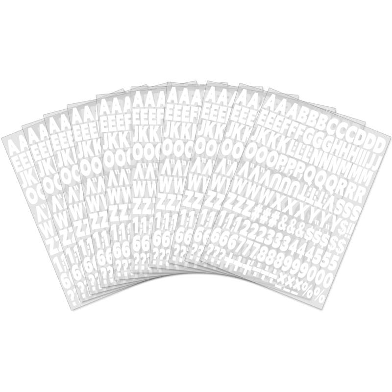 1680pcs Iron On Heat Transfer Letters And Numbers Alphabets Fabric Vinyl Letter DIY For Sport Jerseys T Shirts Clothes Slogan Printing Crafts Decoration — foto 8