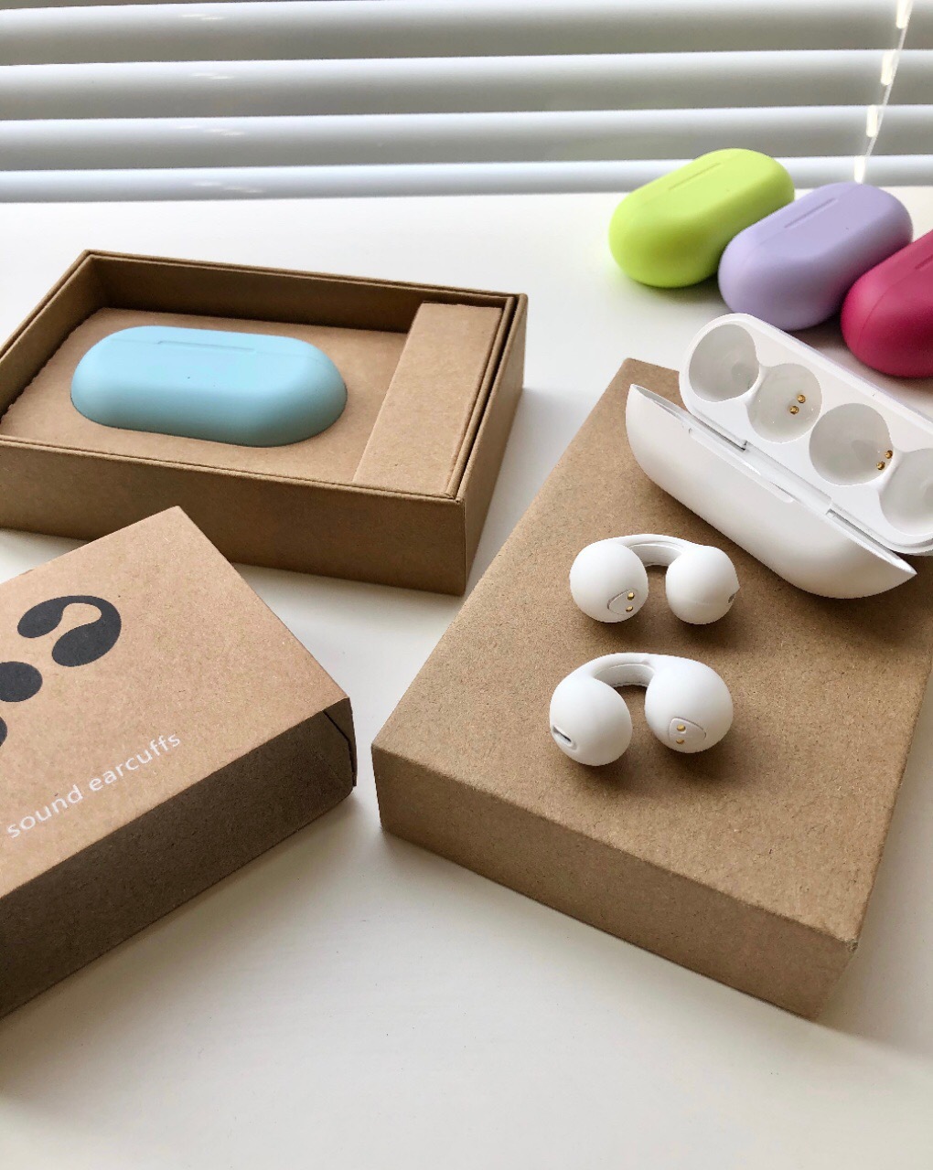 Macaron Color Ear Clip Bone Conduction Headset
