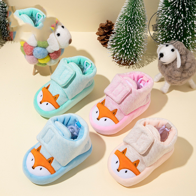Thick Baby Cotton Shoes With Soft Soles