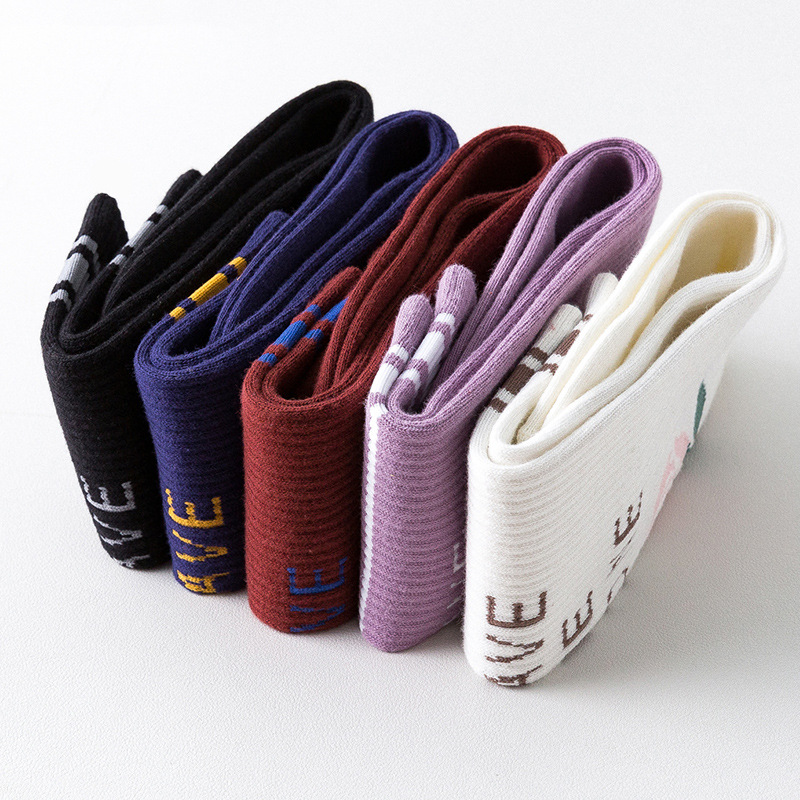 Stockings Street Net Red Purple High Socks