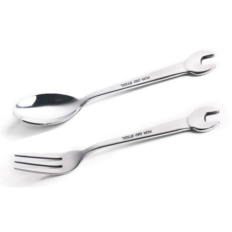 Small Spoon Creative Wrench Gift Cutlery Set Stainless Steel