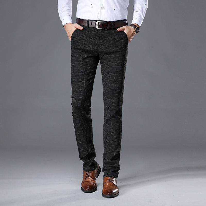 Title 2, Pantalon Long Droit Brossé pour Homme Affaires ...